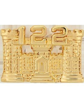 No-Shine (NS-RO-ENG-122) 122nd Engineer Officer Regimental BOS (Pair)