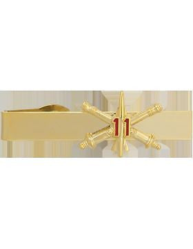 No-Shine (NS-TB-RO-ADA-011) 11th Air Defense Artillery BOS Officer Tie Bar