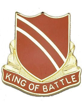0108 Regiment Unit Crest (King Of Battle)