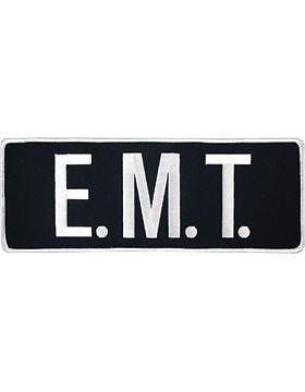 Novelty (U-N102B) Emergency Medical Technician 11" Patch White on Midnight Navy