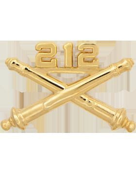 No-Shine (NS-RO-FA-212) 212th Field Artillery Officer Regimental BOS (Pair)