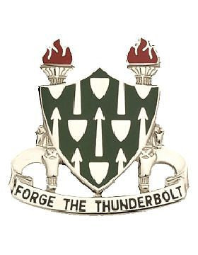 Armor School Unit Crest (Forge The Thunderbolt)