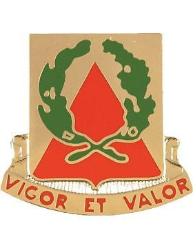 0041 Engineer Battalion Unit Crest (Vigor Et Valor)
