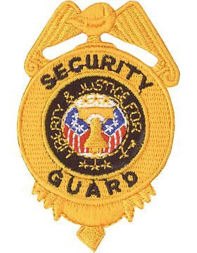 Novelty (U-N208G) Security Guard #20 Shield Gold (#118G)