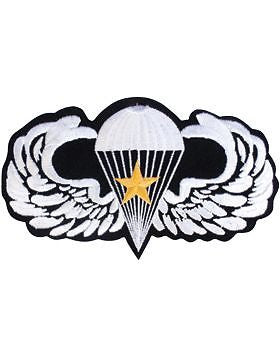 N-052 Parachutist Badge with Gold Star Large