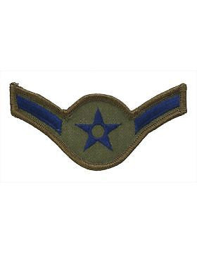 USAF Chevron (AF-C201/S) Airman Subdued Small (Pair)