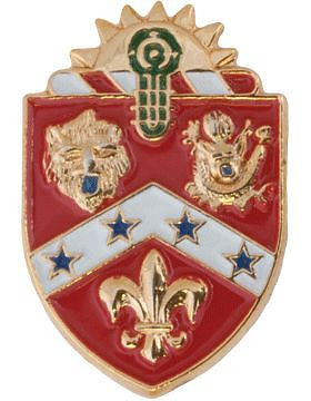 No-Shine (NS-T-C-0003C) 3rd Field Artillery Crest Tie Tac