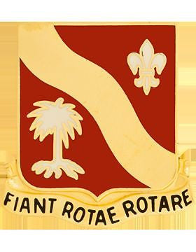 0132 Field Artillery Unit Crest (Fiant Rotae Rotare)
