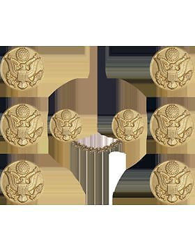 No-Shine Rank (NS-454A) Female Mess Jacket Button Set