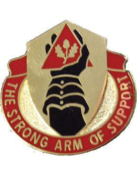 0332 Support Bn Unit Crest (The Strong Arm Of Support)