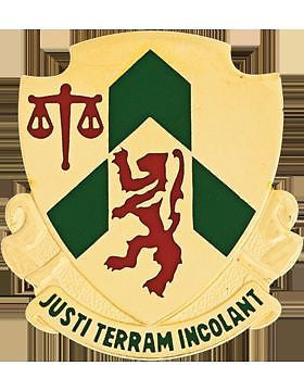 0796 Military Police Cmd Unit Crest (Justi Terram Incolant)