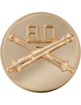 No-Shine (NS-RE-FA-080) 80th Field Artillery and US Enlisted (Pair)