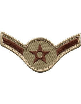 USAF Chevron (AF-C601/S) Airman Desert Small (Pair)