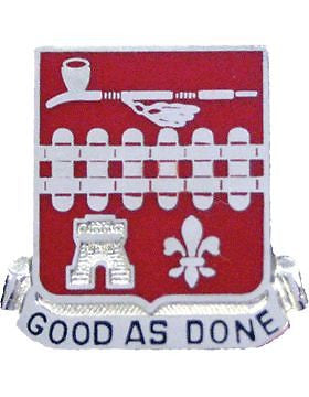 0107 Engineer Bn Unit Crest (Good As Done)