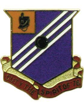 0076 Field Artillery Unit Crest (Duty The Spirit Of '76)
