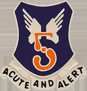 0005 Aviation Bn Unit Crest (Acute And Alert)