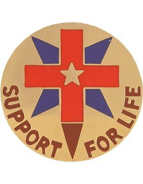 0032 Medical Battalion Unit Crest (Support For Life)