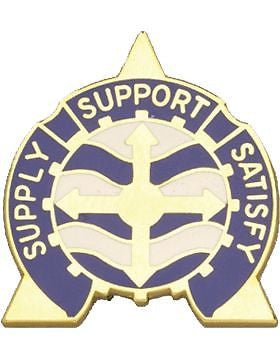 0146 Support Bn Unit Crest (Supply Support Satisfy)