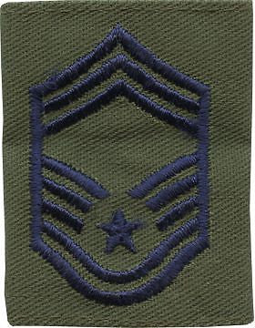 USAF Gortex Loop Rank (110) Chief Master Sergeant Subdued (AF-GL110)