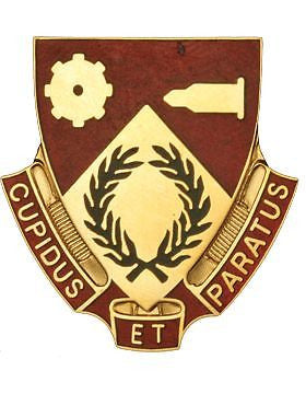 0741 Ordnance Bn Unit Crest (Cupidus Et Paratus)