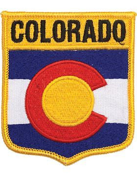 Colorado 3 3/4" Shield (N-SS-CO1) with Gold Border