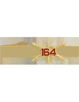 No-Shine (NS-TB-RO-ADA-164) 164th Air Defense Artillery BOS Officer Tie Bar