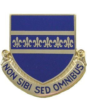 0101 Quartermaster Bn Unit Crest (Non Sibi Sed Omnibus)