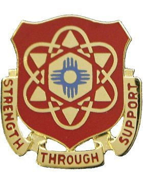 0167 Support Bn Unit Crest (Strength Through Support)