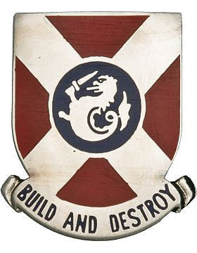 0391 Engineer Bn Unit Crest (Build And Destroy)