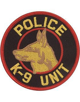 Novelty (U-N310A) Police K-9 Unit Patch Large