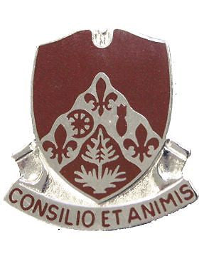 0328 Support Bn Unit Crest (Consilio Et Animis)