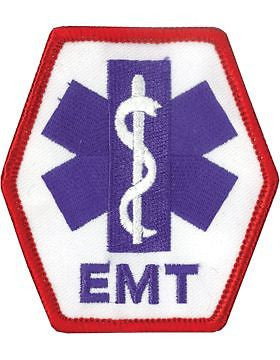 Novelty (U-N328) Emergency Medical Technician (EMT) with Red Merrow Patch