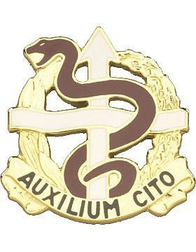 0036 Medical Battalion Unit Crest (Auxilium Cito)