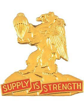 0407 Support Bn (Left) Unit Crest (Supply Is Strength)