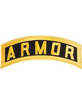 N-090 Armor Tab Gold on Black 8"