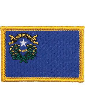 Nevada 2" x 3" Flag (N-S-NV1) with Gold Border