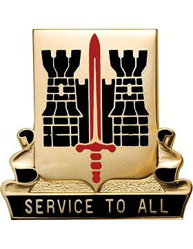 0411 Support Bn Unit Crest (Service To All)