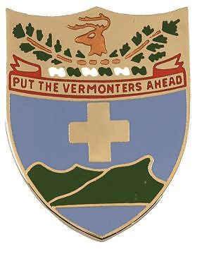 0172 Armor Bn Unit Crest (Put The Vermonters Ahead)