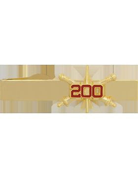 No-Shine (NS-TB-RO-ADA-200) 200th Air Defense Artillery BOS Officer Tie Bar