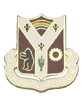 0110 Medical Bn Unit Crest (Firmo Et Tueor)