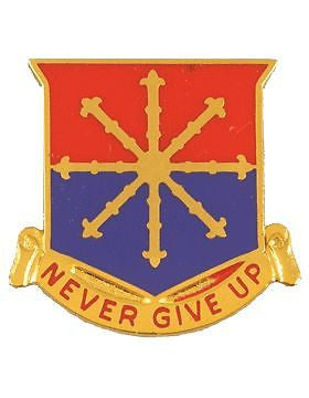 0206 Field Artillery Unit Crest (Never Give Up)