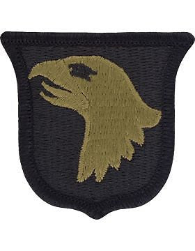 0101 Airborne Division Scorpion Patch with Fastener (PMV-0101A)