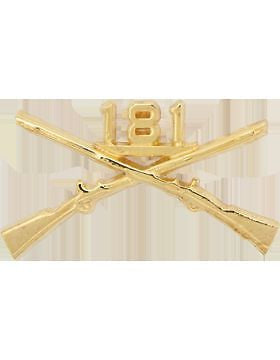 No-Shine (NS-RO-INF-181) 181st Infantry Officer Regimental BOS (Pair)