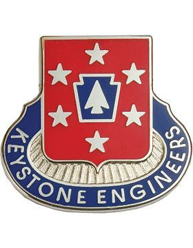 0337 Engineer Bn Unit Crest (Keystone Engineers)