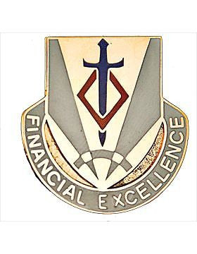 0050 Finance Battalion Unit Crest (Financial Excellence)