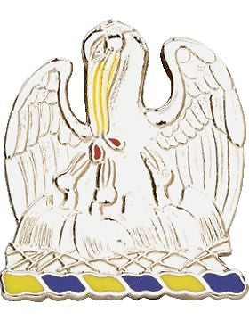 Louisiana State HQ ARNG Unit Crest (No Motto)