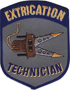 Novelty (U-N422) Extrication Technician Shield Patch Gray