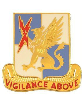0224 Military Intelligence Bn Unit Crest (Vigilance Above)