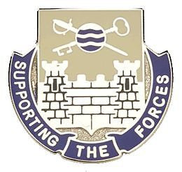 0300 Quartermaster Bn Unit Crest (Supporting The Forces)