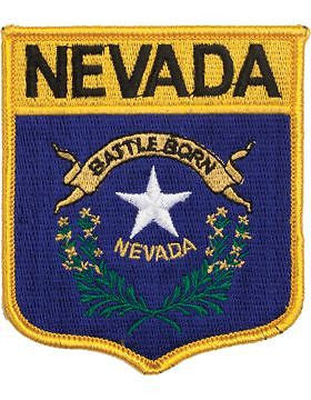 Nevada 3 3/4" Shield (N-SS-NV1) with Gold Border